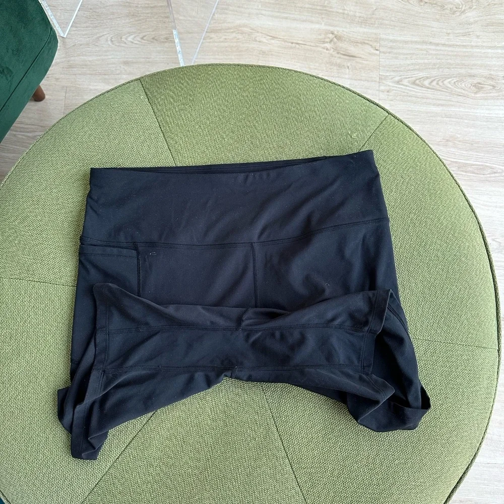 Athletic Gym Workout Yoga Cycling Under Armour Fitted Black Shorts w/Pocket ~ 2X